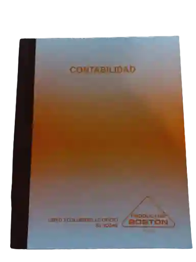 Libro De Contabilidad 1/2 Oficio, 80 Hojas 3 Columnas