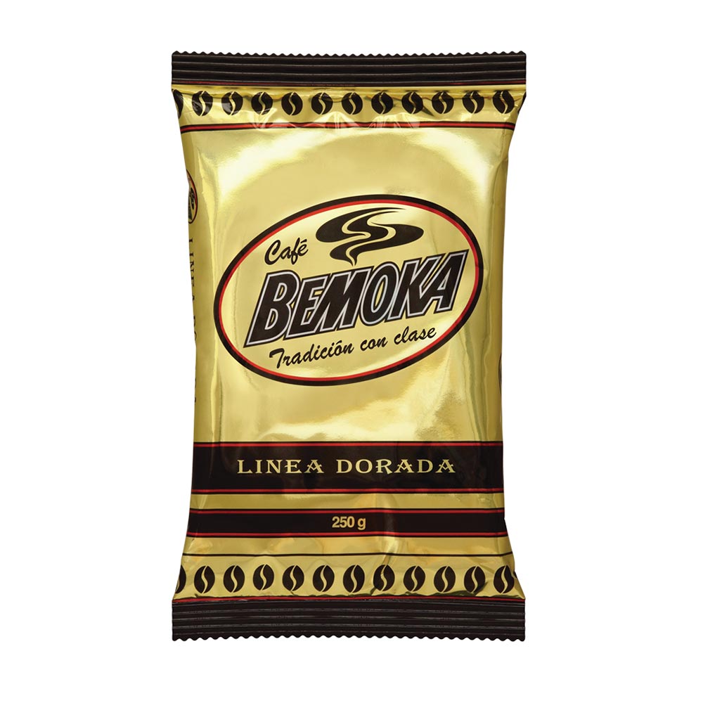 Bemoka Café Tradicional Línea Dorada 250 g