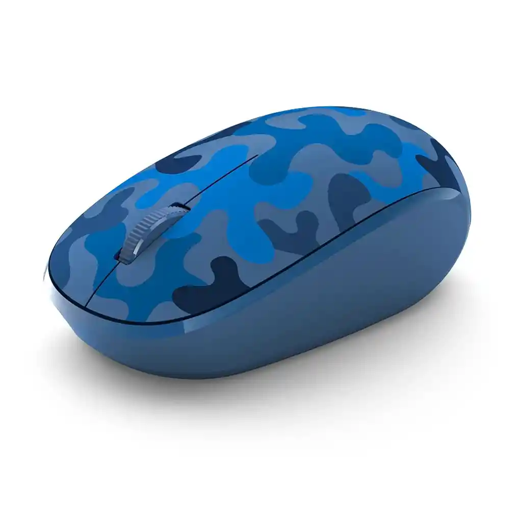 Mouse Microsoft Inalámbrico Bluetooh Laser Nightfall Camo Azul