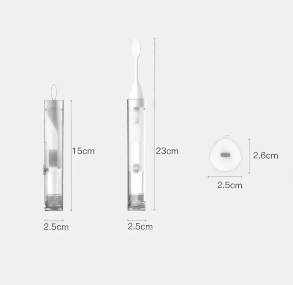 Juego Cepillo De Dientes Y Alamacenamiento Crema Dental Plegable