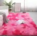 Tapete Alfombra Fucsia Satinada Manchas Grande 200 X 150 Cm