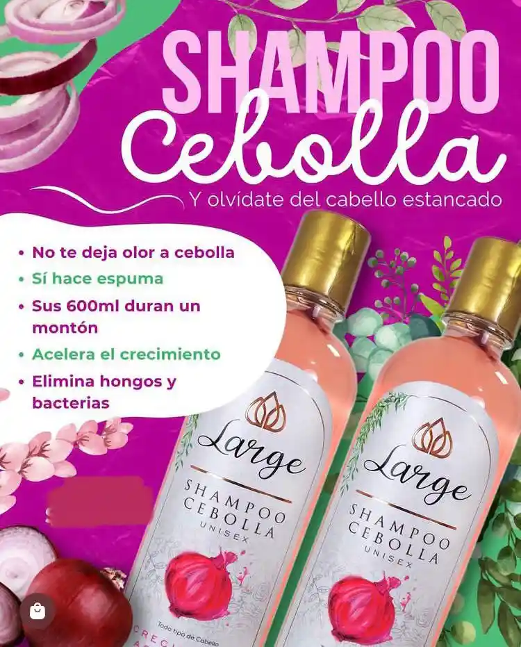 Shampoo De Cebolla Large