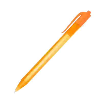 Lapicero Retractil, Kilometrico Naranja