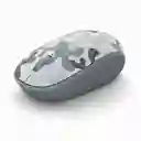 Mouse Microsoft Inalámbrico Bluetooh Laser Artic Camo Gris