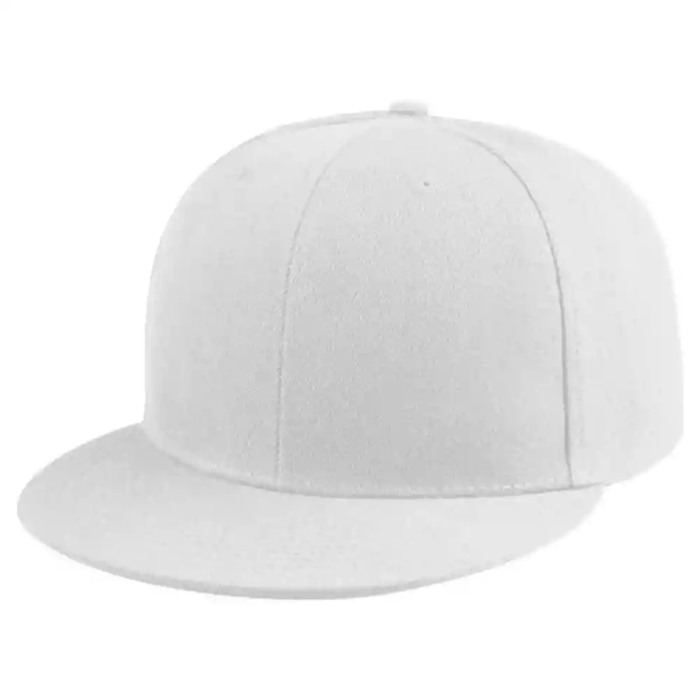 Gorra Plana Snack Pack Unicolor Blanco Original