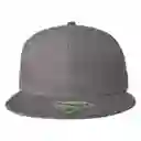 Gorra Plana Snack Pack Unicolor Gris Original