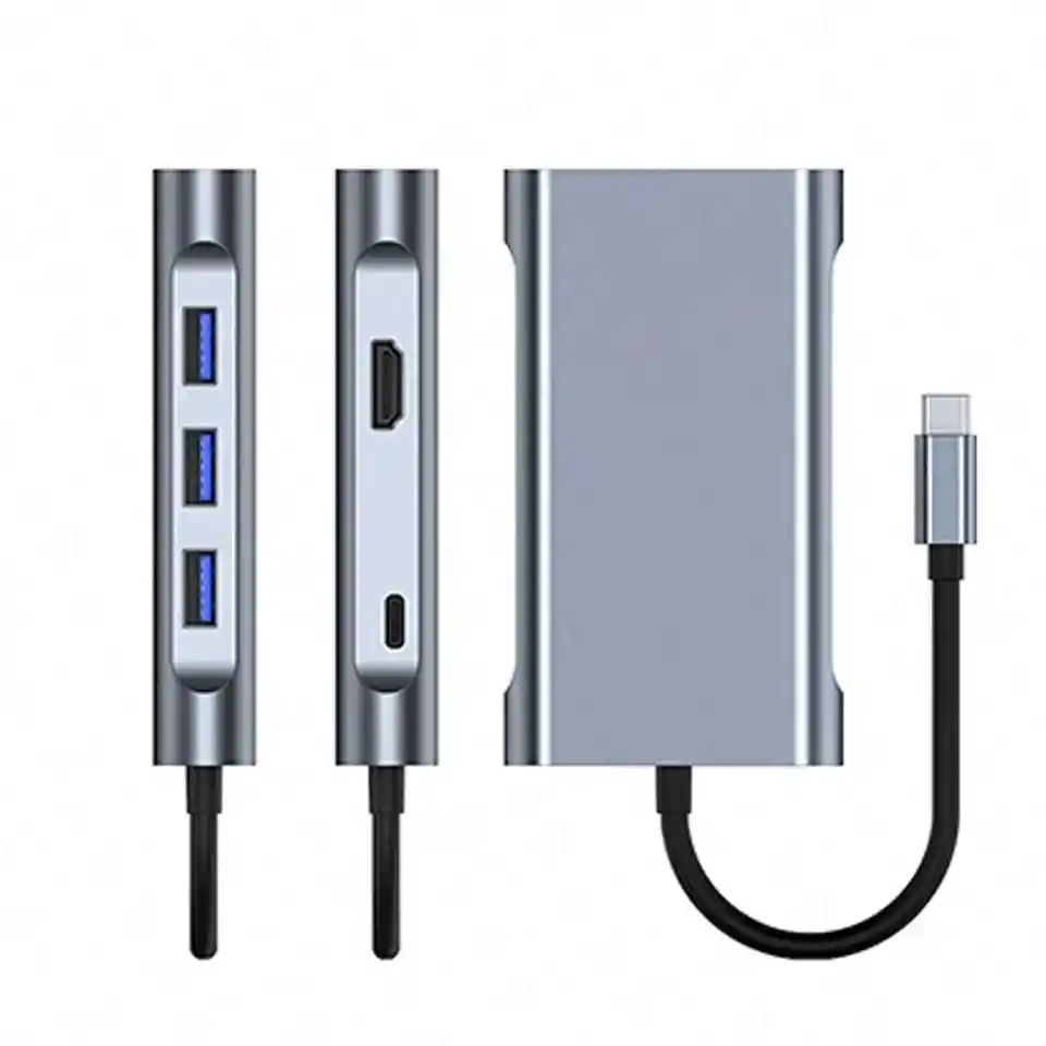 Adaptador Tipo C 7 En 1/ Convertidor Tipo C/conector Tipo C/vga, Hdmi