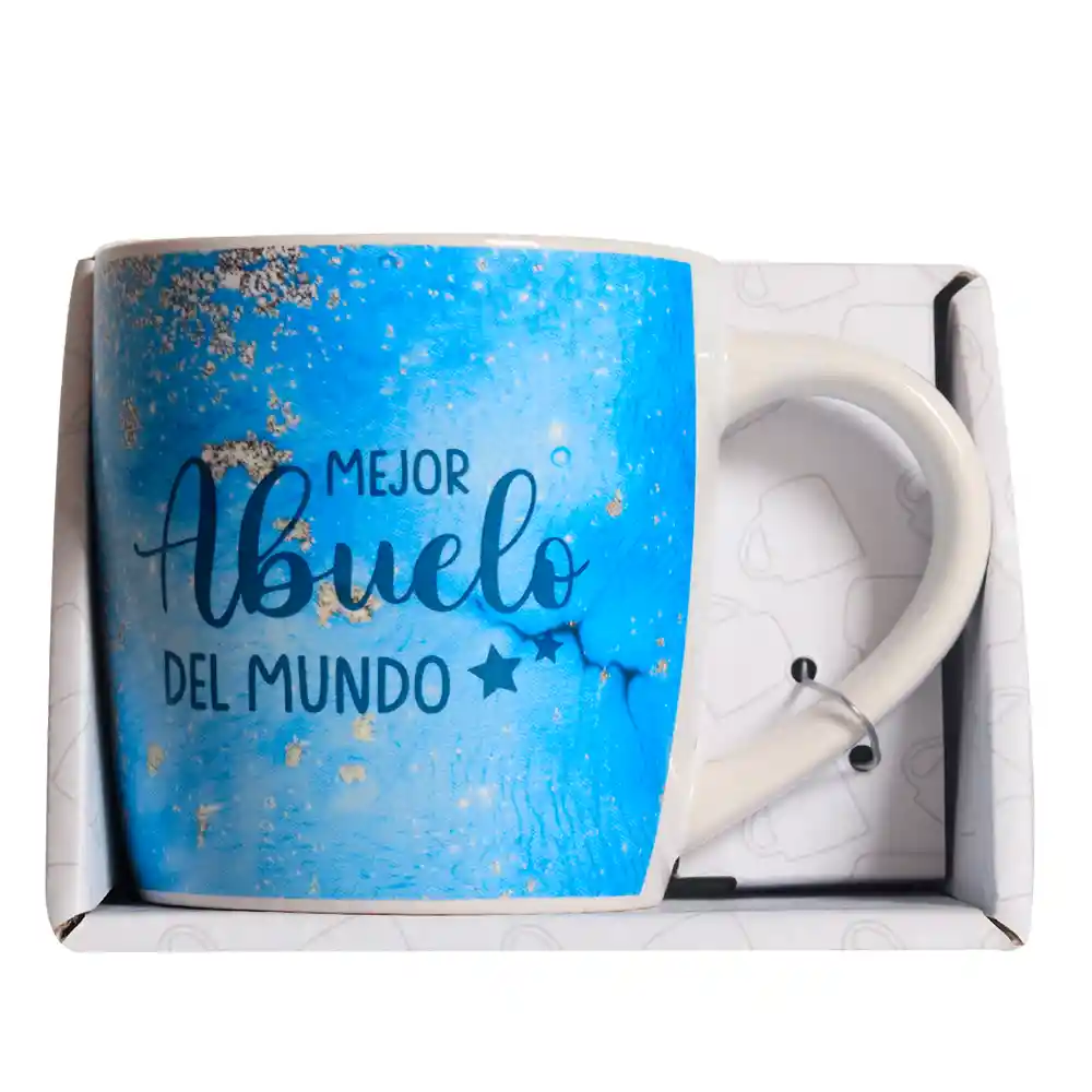 Taza Mug De Porcelana Mejor Abuelo Del Mundo