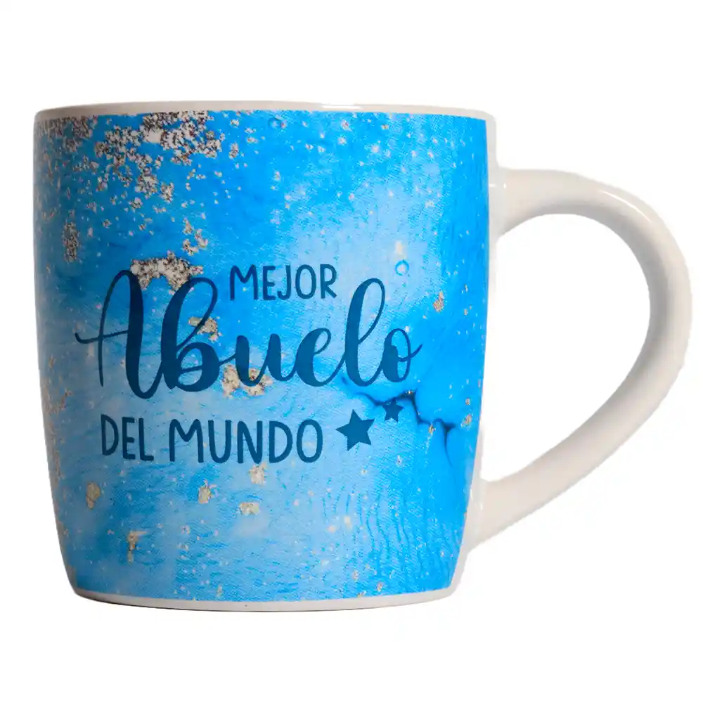 Taza Mug De Porcelana Mejor Abuelo Del Mundo