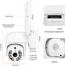 Cámara Exterior Robótica Ptz Ip Wifi 2mp 1080p / Camara Seguridad