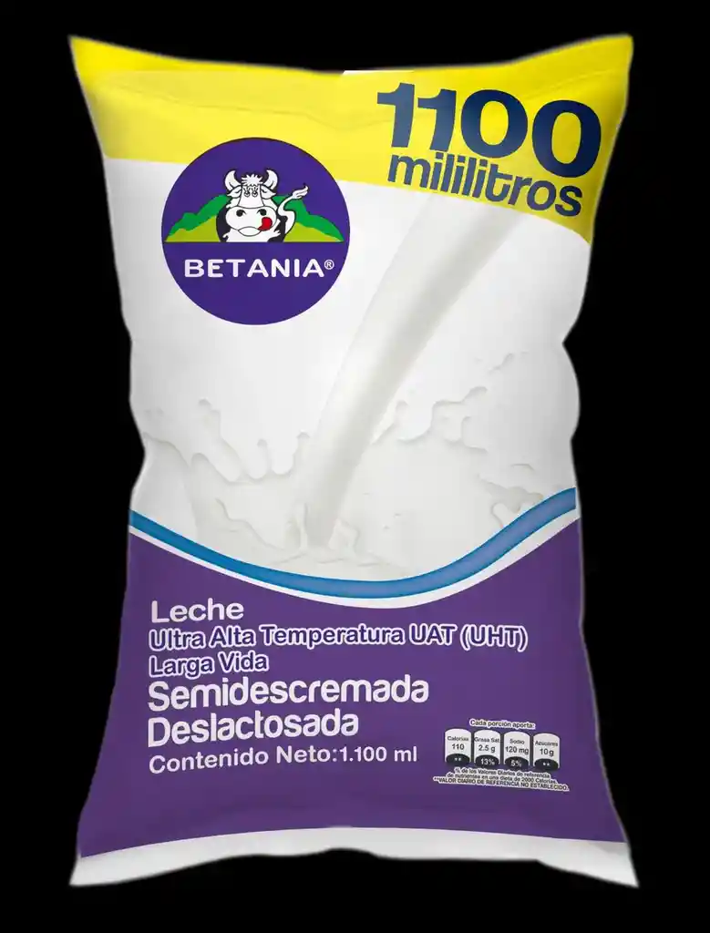 Betania Leche Uht Semides.deslac X 1100 Ml