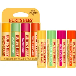 Hidratante De Labios Burts Bees - Lip Balm Pack X4