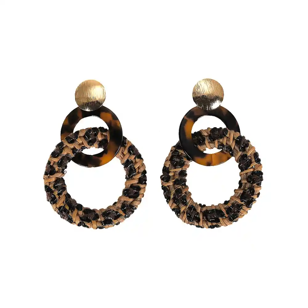 Aretes Vintage Print