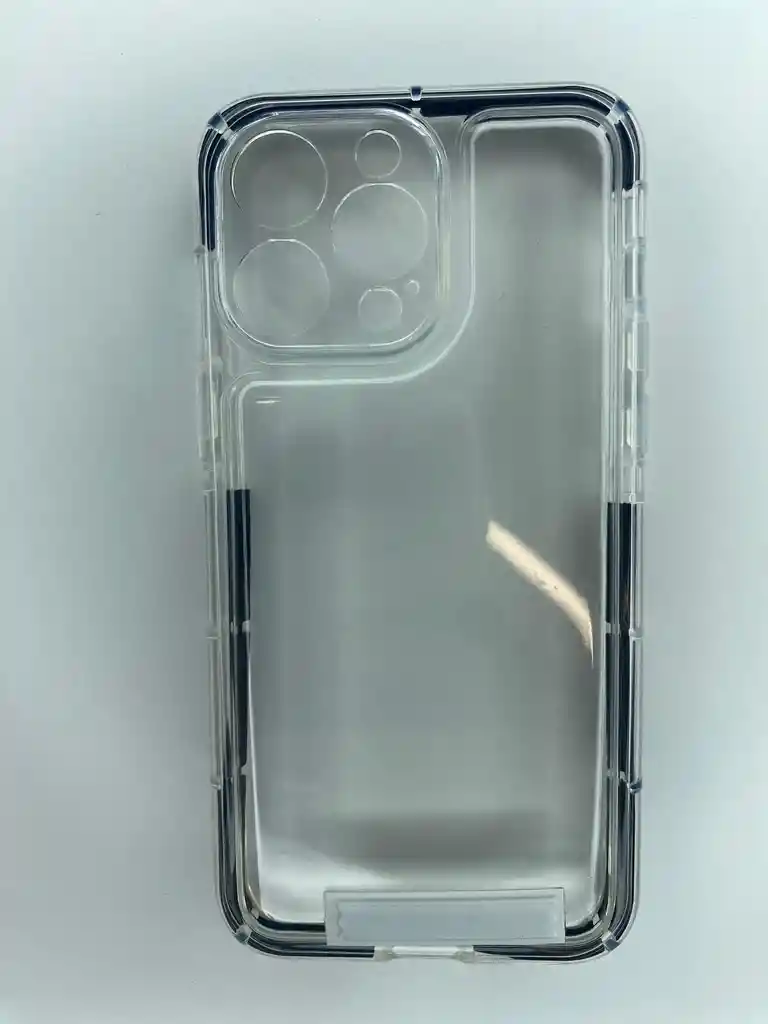 Estuche Transparente Iphone 14 Pro Max /negro