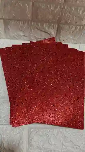 Fomi Rojo 1/8 Escarchado