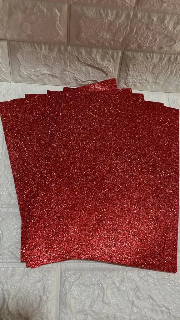 Fomi Rojo 1/8 Escarchado