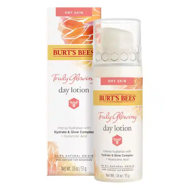  Hidratante Facial Anti Arrugas Burt's Bees  Truly Glowing Day Cream Dia. 