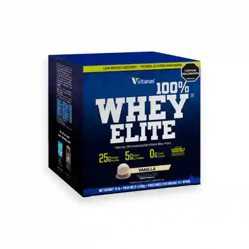 Whey Proteína Elite 100% X 10 Libras Vainilla