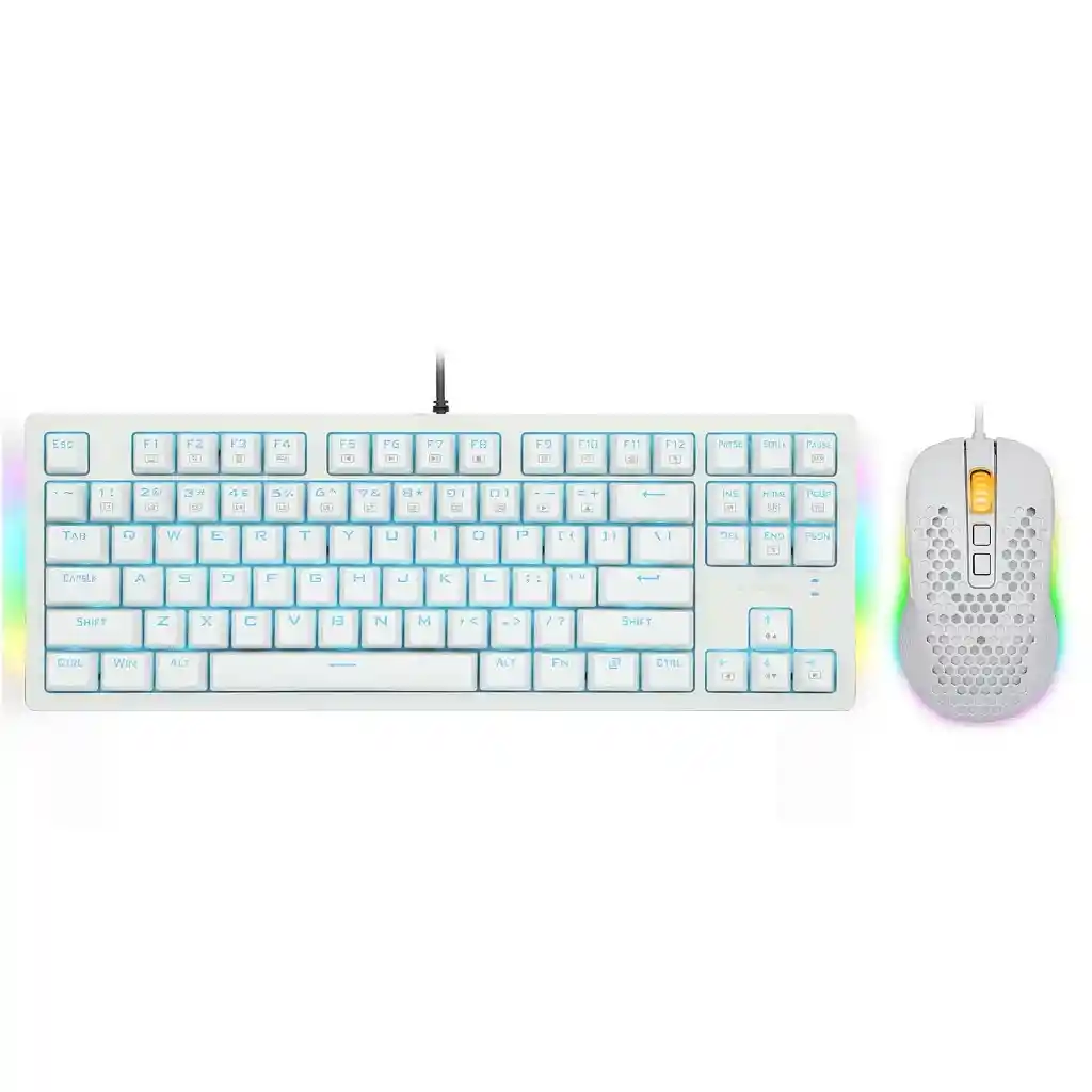 Combo Teclado, Mouse Y Mousepad Eyooso Z-737 | Blue Switch