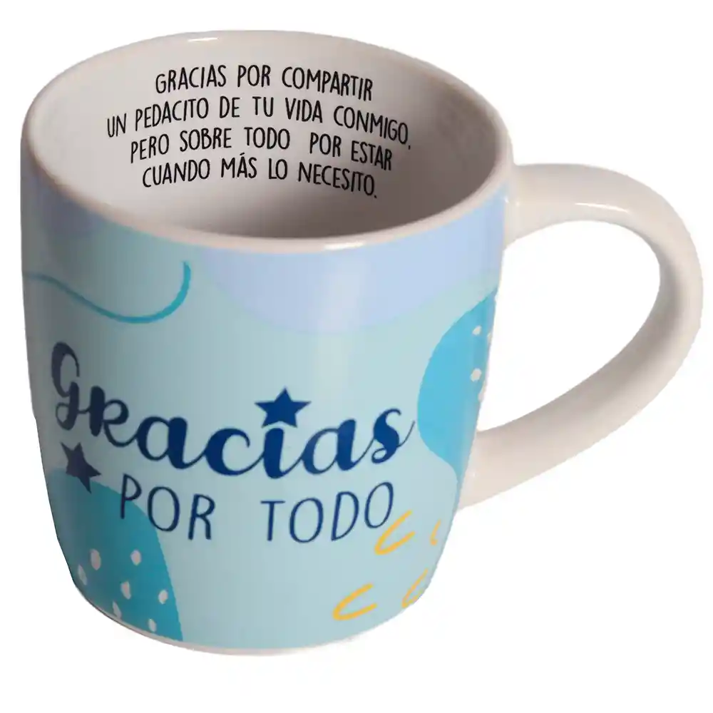 Taza Mug De Porcelana Gracias Por Todo