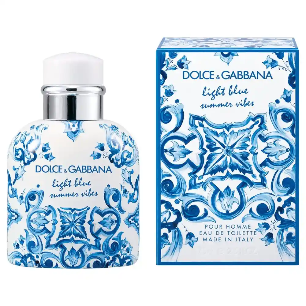 Perfume Dolce Gabbana Light Blue Summer Vibes 75 Ml For Men