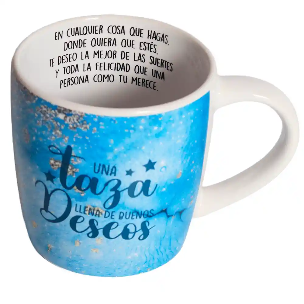 Taza Mug De Porcelana De Los Buenos Deseos