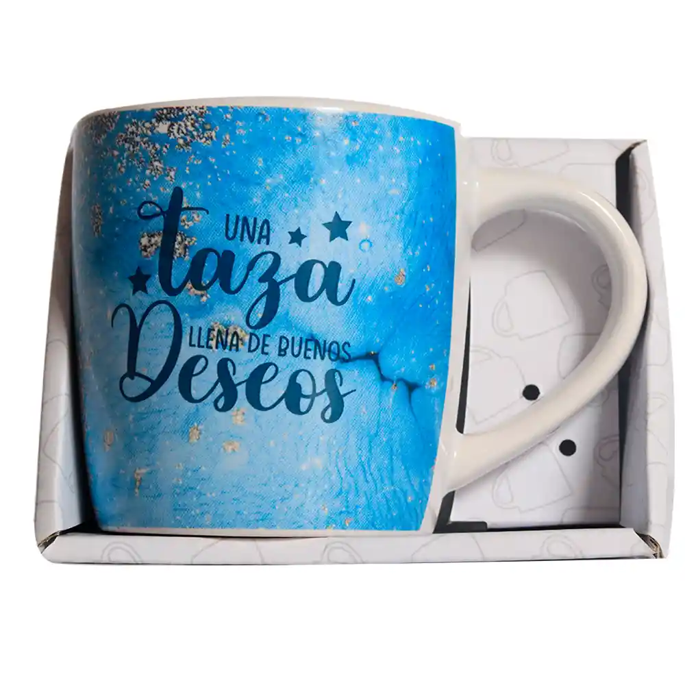 Taza Mug De Porcelana De Los Buenos Deseos