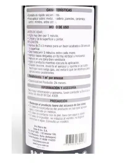 Pintura Aerosol Pinte Blanco Mate X 400 Ml