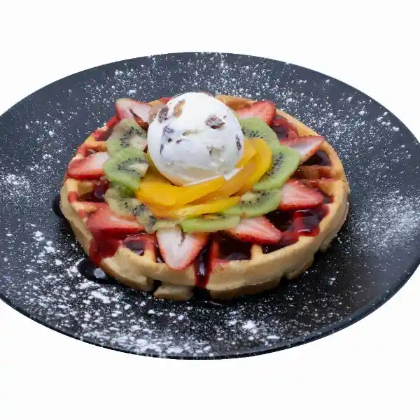 Waffle De Fantasia Frutal