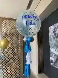 Globo Burbuja Con Helio Personalizado