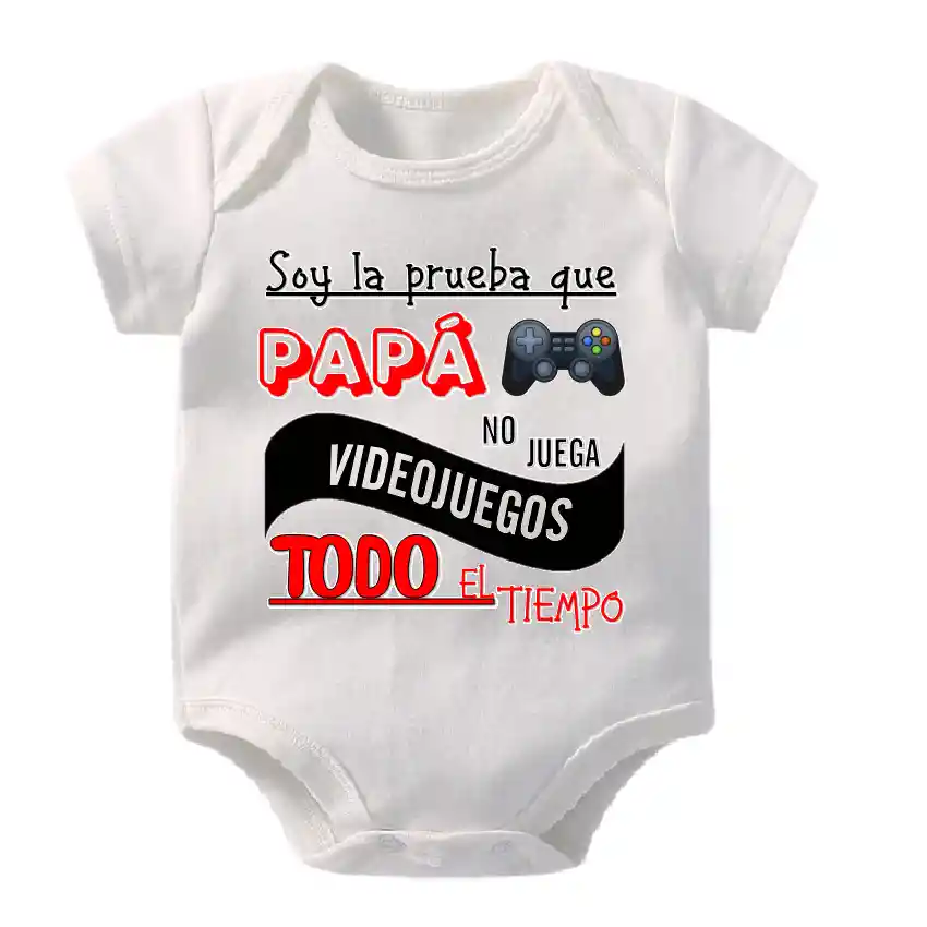 Body Papá Videojuegos Body Personalizados Para Bebe