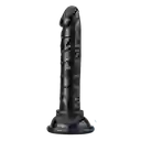 Dildo Negro 14cm Con Chupa