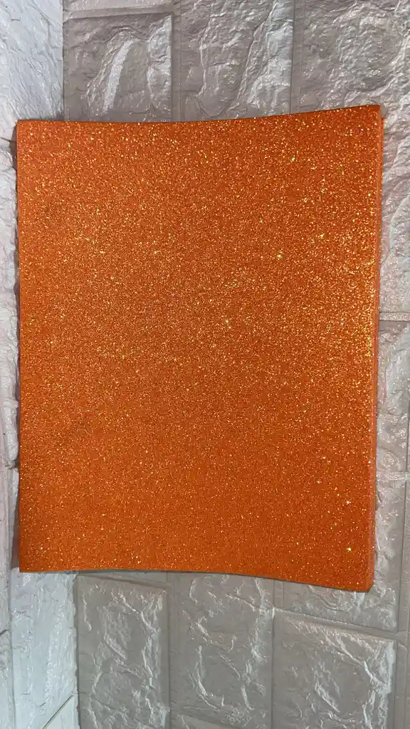 Fomi Naranja 1/8 Escarchado