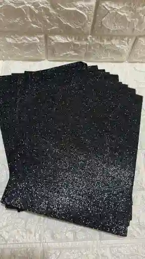 Fomi Negro 1/8 Escarchado