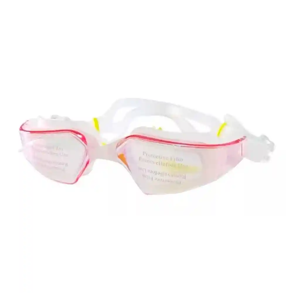 Gafas Natación Lujo Esutche Filtro Uv Antiniebla Espejo Rosa (tp-268)