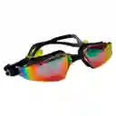 Gafas Natación Lujo Esutche Filtro Uv Antiniebla Espejo Negro (tp-268)