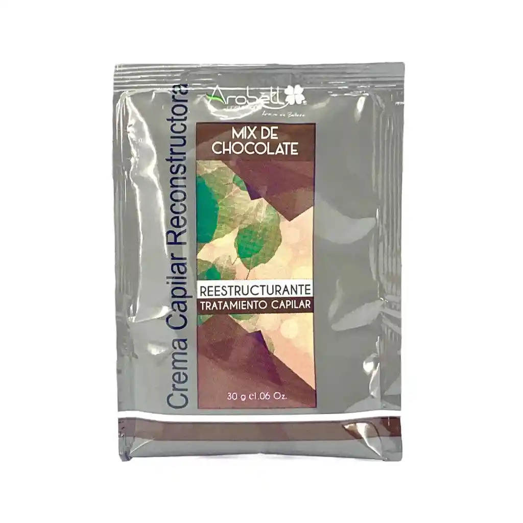 Tratamiento Sachet Mix De Chocolate Reestructurante Arobell X 30g