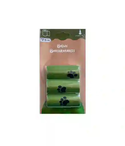 Bolsas Para Perros Biodegradables X 3 Rollos 45 Uds
