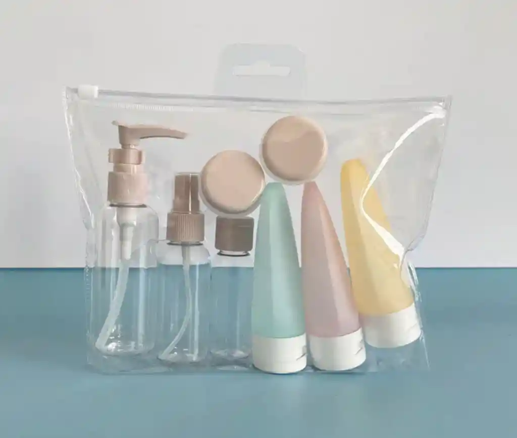 Set Kit Botellas Para Viaje Equipaje De Mano