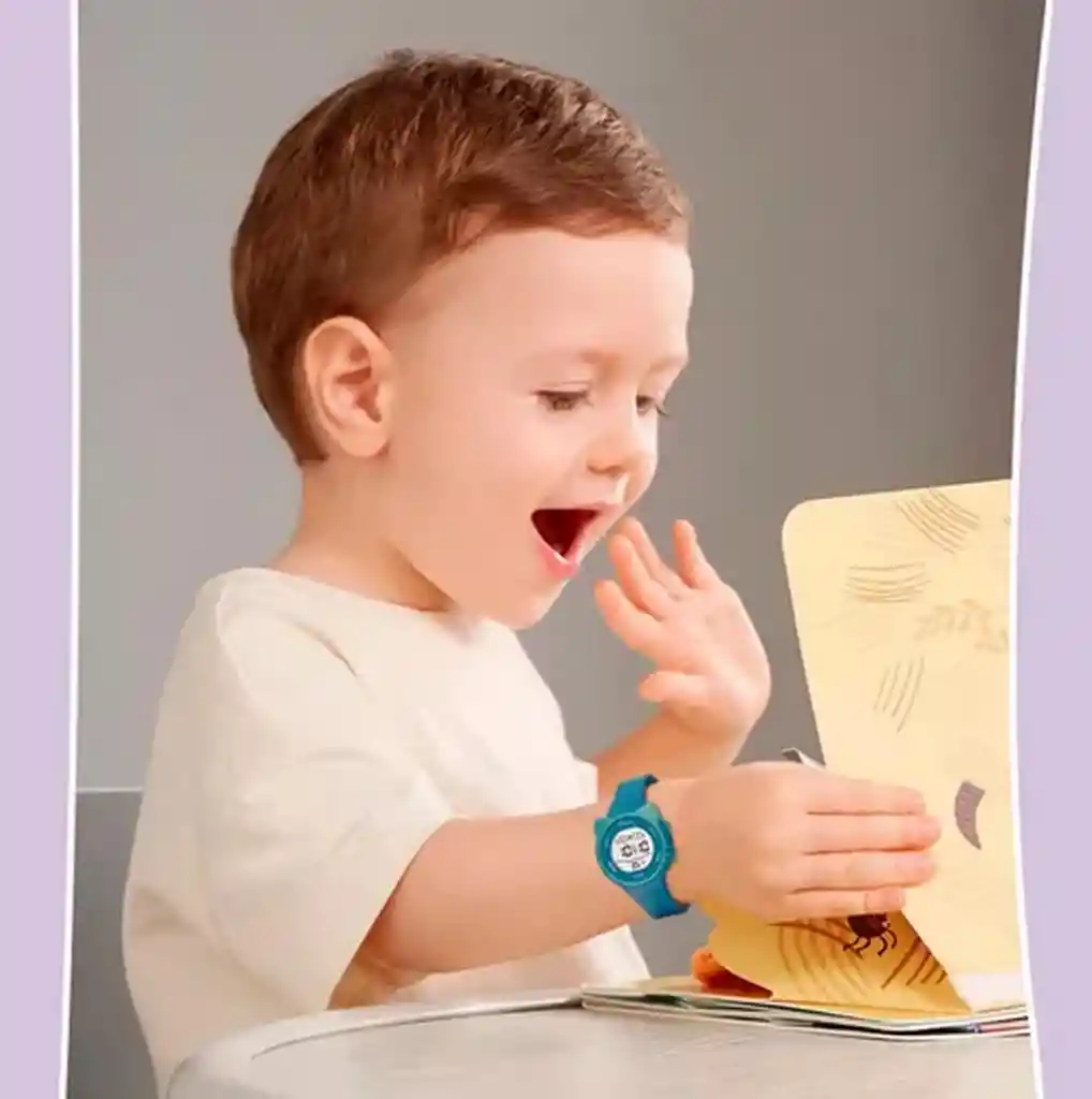 Reloj Impermeable Digital Niña-niño Gato Unisex + Estuche