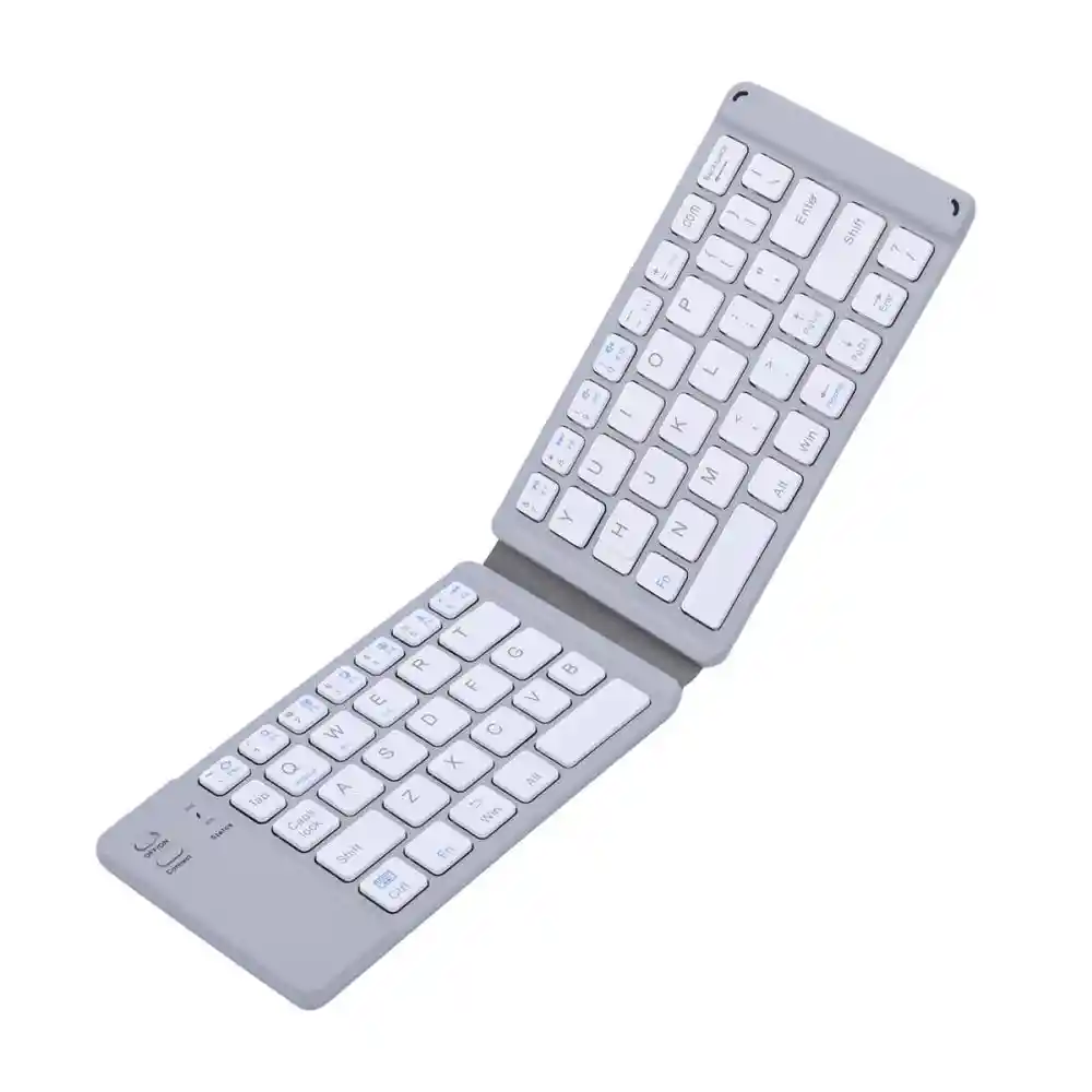 Teclado Bluetooth Portátil Plegable Recargable Keyboard