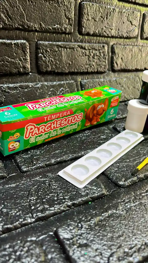 Caja Tempera Parchesitos X6