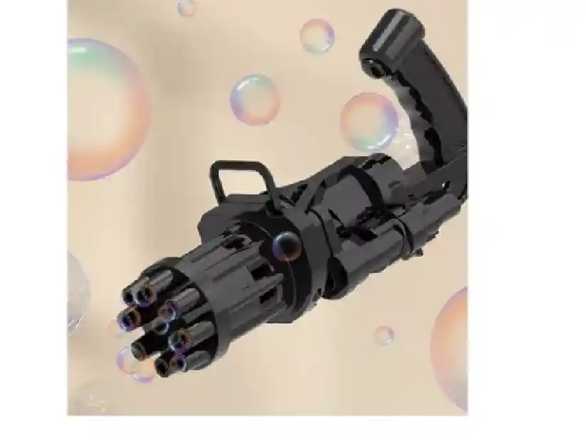 Gatling Bubble Gun Bubble Blaster Juguete