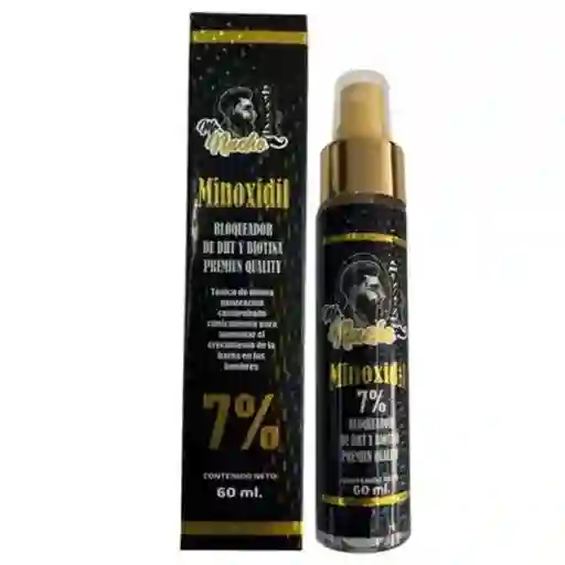 Tónico Minoxidil Al 7% Crecimiento Para Barba