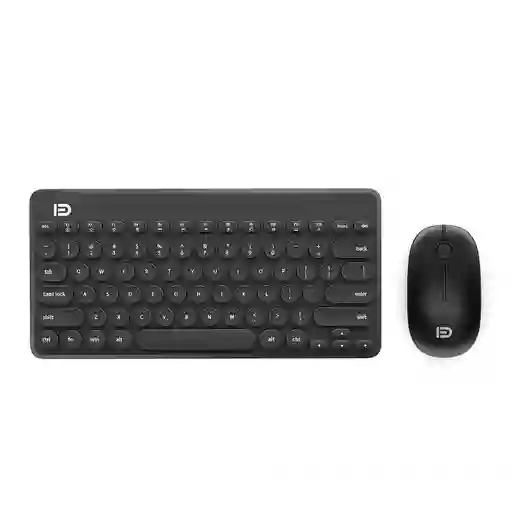 Combo Teclado Y Mouse Inalambrico | Negro | Fd-ik6620 | Teclas Popkeys