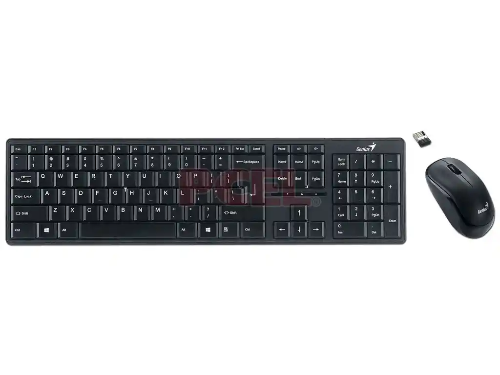 Kit Teclado Y Mouse Para Pc Inalámbricos Slim 8000 Se Genius