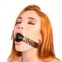 Bola Mordaza Fetishe Bdsm Ball Gag Animal Print