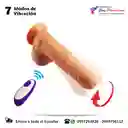 Vibrador Realista Rotación Control Remoto
