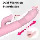 Vibrador Doble Estimulación Con Rotación 360°