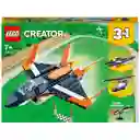 Kit De Construcción Lego Creator Avión Jet Supersónico 31126